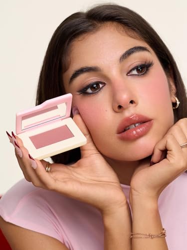 SHEGLAM Dream Touch Blush Powder - 018 Whipped Fig, Long-Lasting & Blendable