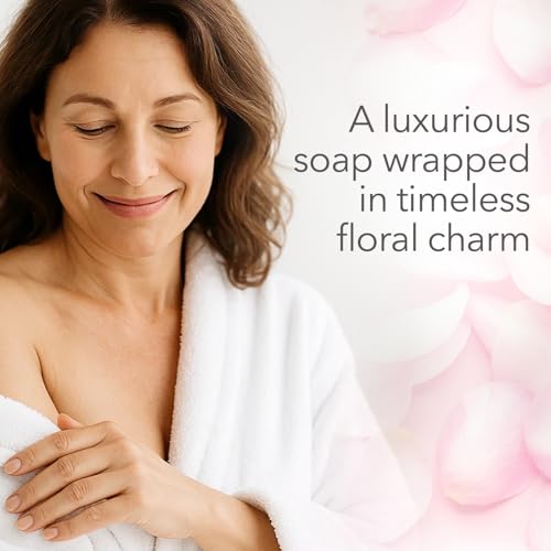 Maja Classic Rose Scented Round Bar Soap - 3 Pack of 3.5 Oz