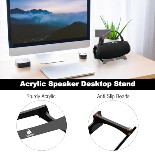 Acrylic Desktop Stand for JBL Charge 6/5/4 Speakers - Anti-Slip Holder