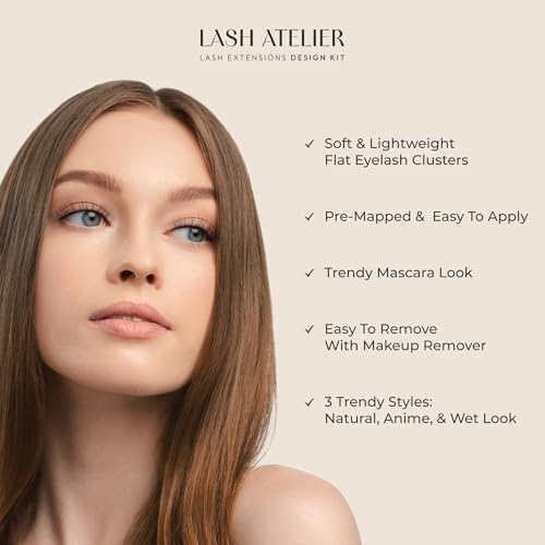 KISS Natural Lash Extension Kit - Pre-Mapped False Eyelashes