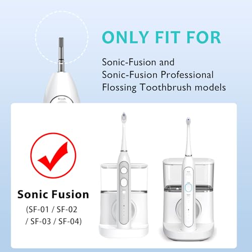 Waterpik Sonic Fusion 2.0 Replacement Brush Heads - 3 Pack