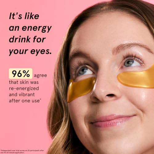 grace & stella Gold Under Eye Patches for Puffy Eyes & Dark Circles (24 Pairs)