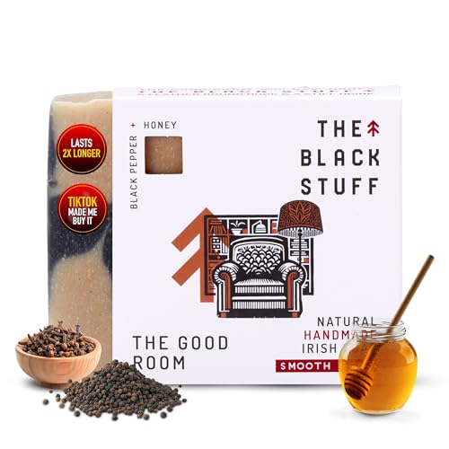 All Natural Handmade Bar Soap for Men - Moisturizing & Exfoliating
