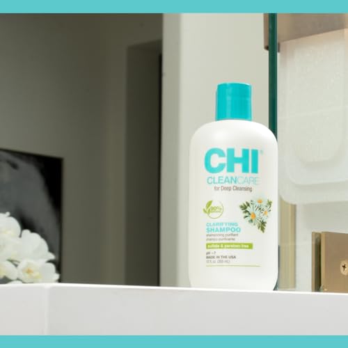 CHI CleanCare Clarifying Shampoo 12 Fl Oz - Deep Cleansing & Moisturizing