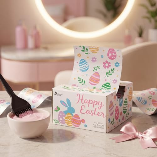 Easter Eggs Hair Foils for Highlighting - 500 Pop-Up Sheets