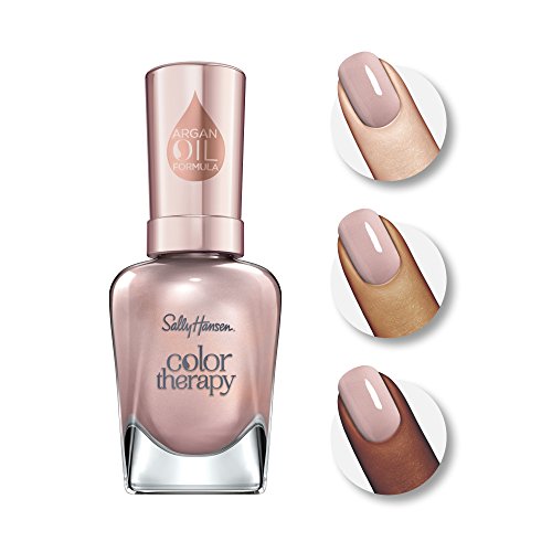 Sally Hansen Color Therapy Nail Polish Powder Room Pack of 2 - Nourishing & Strengthening