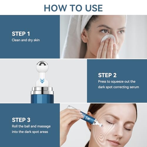 Dark Spot Remover Serum for Face & Body with 360° Roller Ball