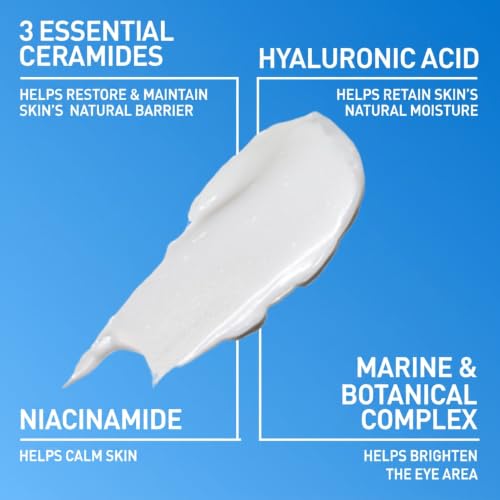 CeraVe Hyaluronic Acid Eye Repair Cream 0.5oz - Reduces Dark Circles & Puffiness