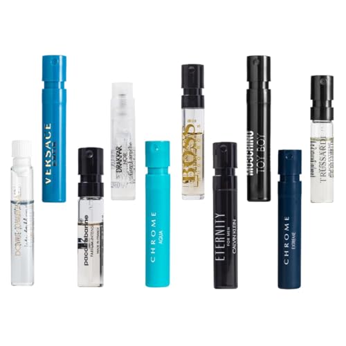 PureScents Men's Cologne Sample Vial Set - 8 Pack Variety