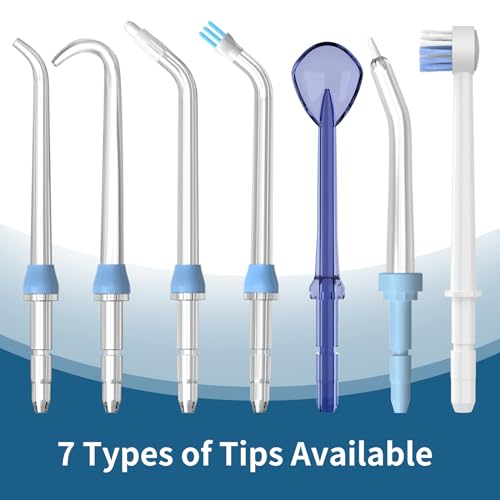 Waterpik Replacement Tips - 6 Toothbrush Tips with Storage Case