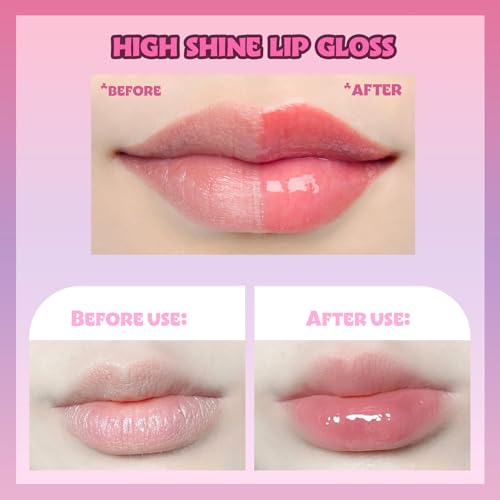 Minnie Mouse Lip Gloss Set - 12-Piece Kids Makeup, Fruity Flavors