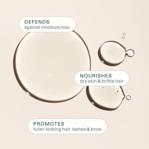 Cliganic Organic Castor Oil 8oz with Eyelash & Eyebrow Applicator Kit - Cold Pressed, Vegan