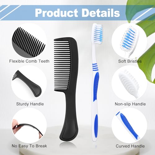 Pack of 5 Travel Hygiene Kits with Toothbrush, Shampoo & Soap