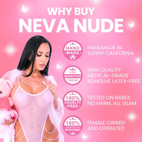 Neva Nude Black Magic Pixie Crystal Face Stickers - Self-Adhesive Gems