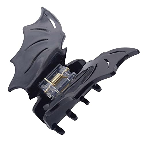 Kreepsville 666 Black Bat Claw Clip - Gothic Horror Hair Accessory