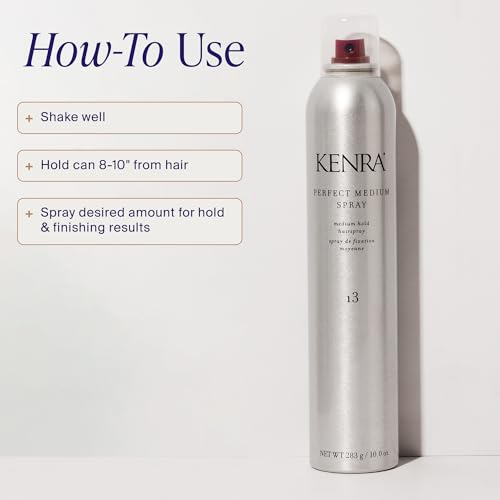 Kenra Professional Medium Hold Hairspray - Flexible Control & High Shine