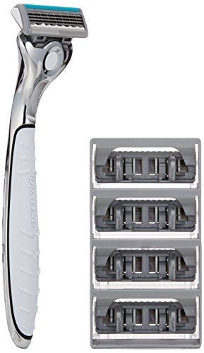 Schick Titanium Shaving Starter Gift Set for Men with Razor + 5 Refills