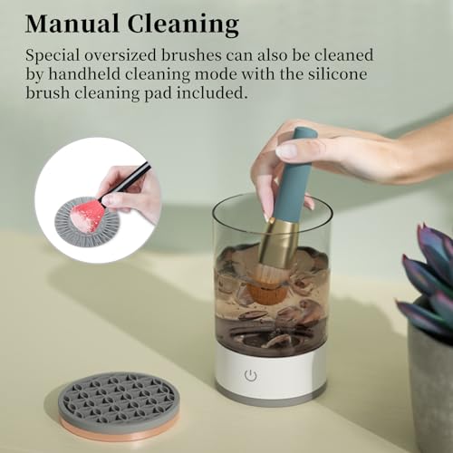 Ipalmay Automatic Makeup Brush Cleaner and Dryer Machine with Organizer