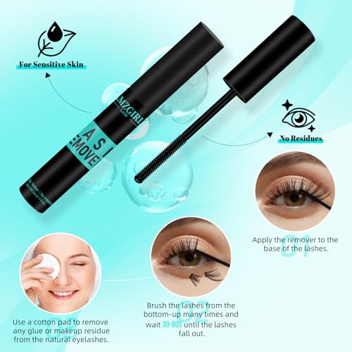 AMZGIRL Lash Bond and Seal + Remover Kit for Cluster Lashes