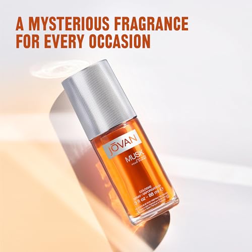 Jovan Musk for Men Eau de Cologne - Long Lasting Fragrance