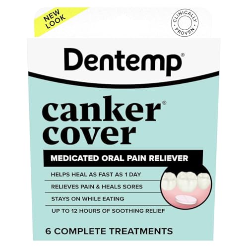 Dentemp Canker Cover Pain Relief Tablets - 6 Count for Mouth Sores
