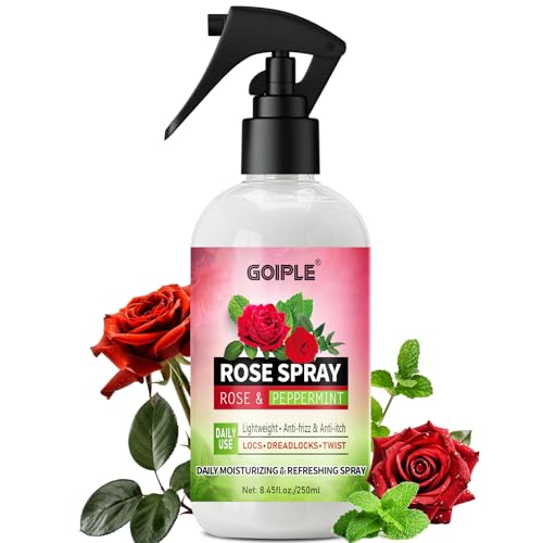 Rose Water & Castor Oil Hair Moisturizing Spray for Locs - 250ML
