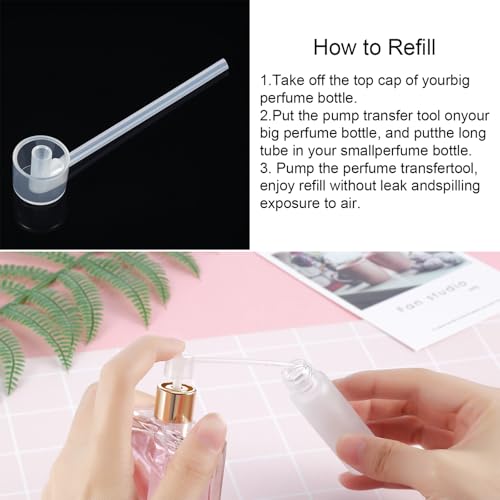 Honoson 24 Pack Perfume Dispenser Pump for Travel Refill