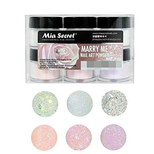 Mia Secret Marry Me Acrylic Nail Art Collection - 6 Colors