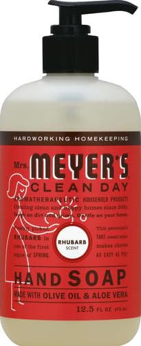 Mrs. Meyer's Clean Day Liquid Hand Soap, Rhubarb Scent, 12.5 fl. oz (Pack of 3)