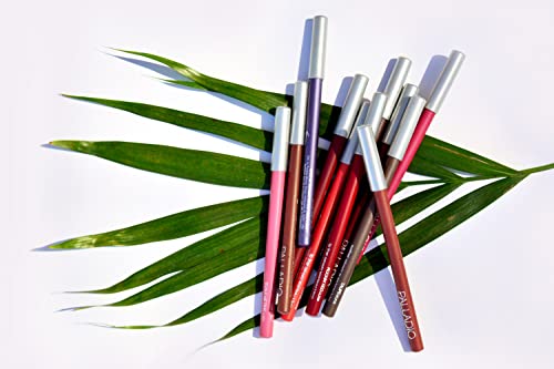 Palladio Lip Liner Pencil - Walnut, Hydrating & Long Lasting