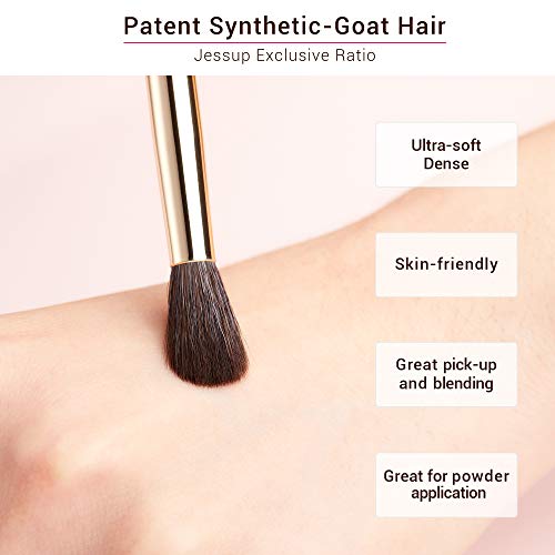 Jessup E-Zinfandel Eye Makeup Brushes Set - 15 Premium Brushes