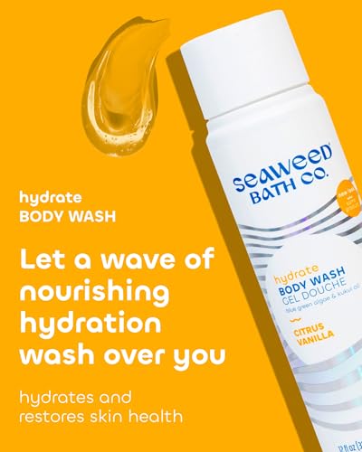 Hydrating Citrus Vanilla Body Wash - Vegan, Paraben & Sulfate Free, 12 oz