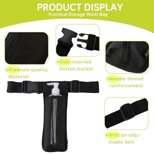 Massage Oil Bottle Holster Belt for Therapists - Adjustable & Durable