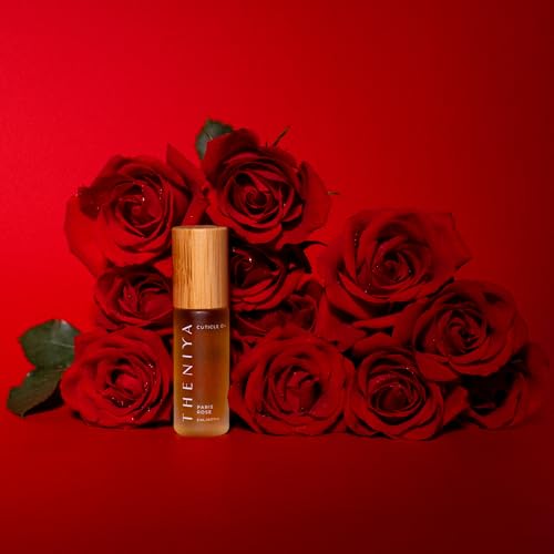 Theniya Paris Rose Cuticle Oil Roll-On – Hydrating Nail Oil with Jojoba & Vitamin E, 5mL Travel Size