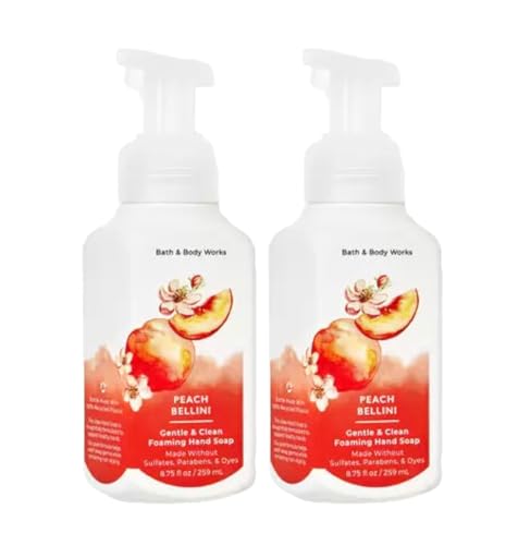 Bath & Body Works Peach Bellini Foaming Hand Soap Set - 8.75 oz x 2