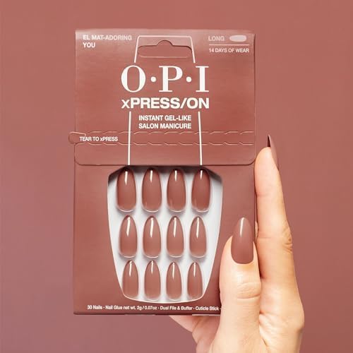 OPI xPRESS/ON Long Almond Press-On Nails | El Mat-Adoring You