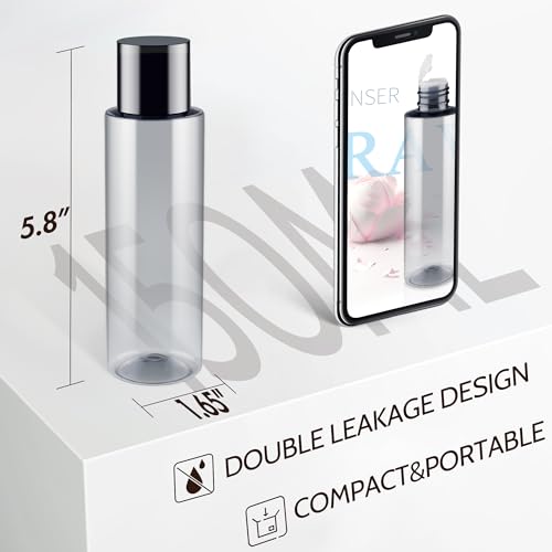 150ML Travel Size Toiletries Bottles - 3 Pack Leak Proof Set