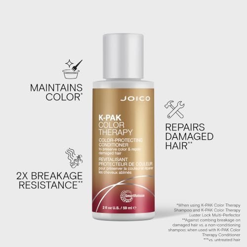 Joico K-PAK Color Therapy Conditioner 2 Fl Oz - Color-Protecting & Shine Boost
