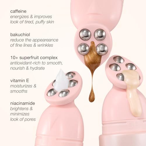 tarte Ballin’ Base Poreless Primer with Rollerball Applicator 0.5oz Pearl - Vegan & Cruelty-Free