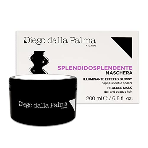 Diego dalla Palma Hi-Gloss Hair Mask - Intensive Shine Treatment, 6.8 Oz