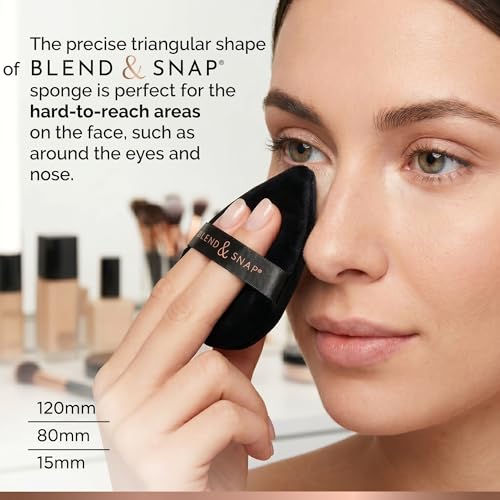 Blend & Snap Large Velour Makeup Puff for Flawless Coverage