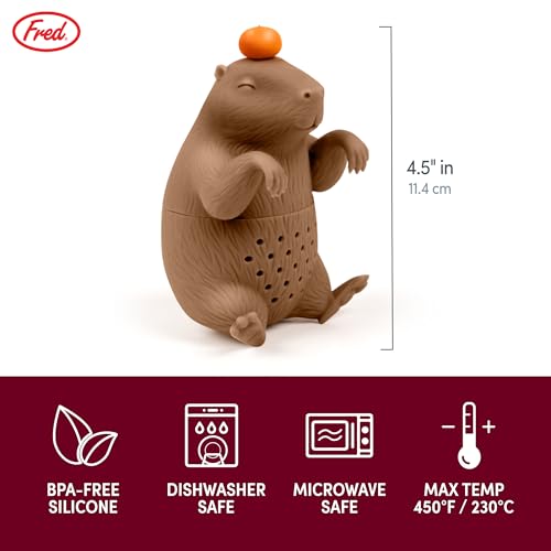 Capybara Tea Infuser - Cute Flexible Silicone for Loose Leaf Tea