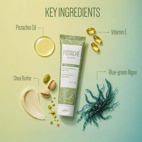 Pistachio Oil Body Butter Trio Travel Set | Pistaché Skincare Moisturizing Cream