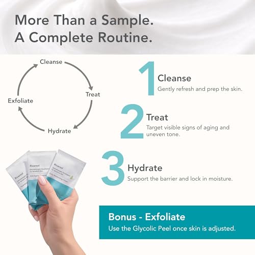 Riversol Skin Care Set | 3-Step Skincare Routine Cleanser, Vitamin C