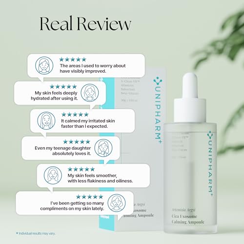 UNIPHARM Artemisia Cica Exosome Calming Serum 1.05 oz for Sensitive Skin