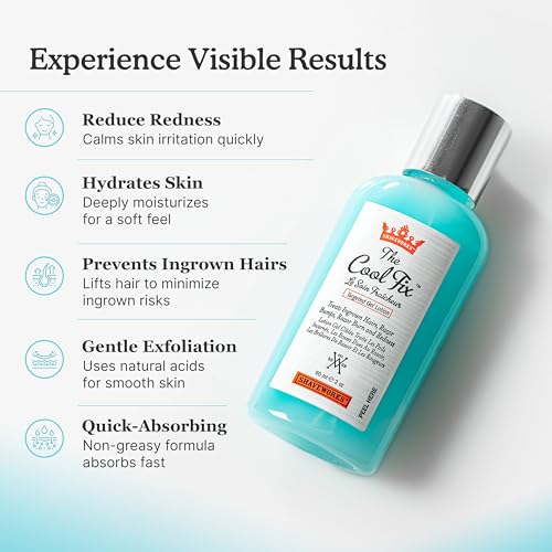 Shaveworks The Cool Fix Aftershave Gel for Women, 2 Fl Oz - Soothes Razor Burn & Ingrown Hairs
