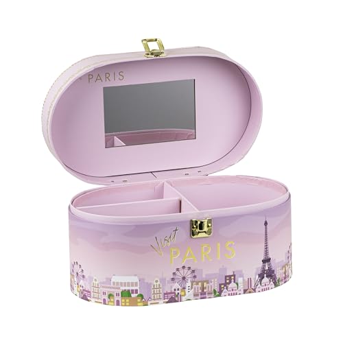 VOTUM Travel Cosmetic Bag Organizer - Stylish Glitter Train Case