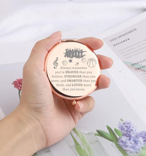 Musical Theatre Inspired Compact Makeup Mirror - Portable Pocket Mirror