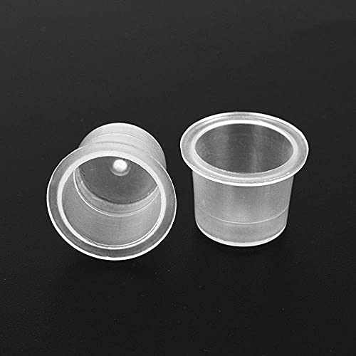Disposable Tattoo Ink Cups - 300PCS Medium 14mm Plastic Caps