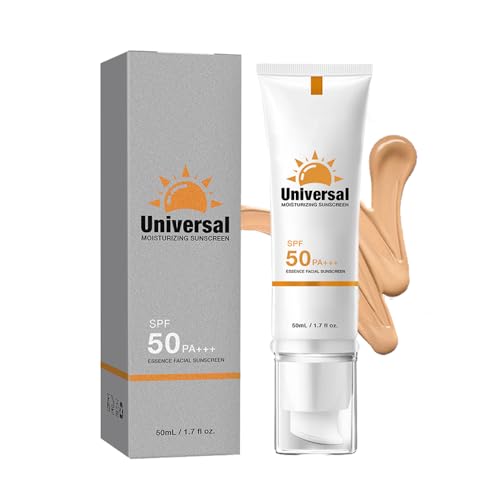 1PC Tinted SPF 50 Sunscreen for Face Travel Size - Universal Protecting Moisturizer